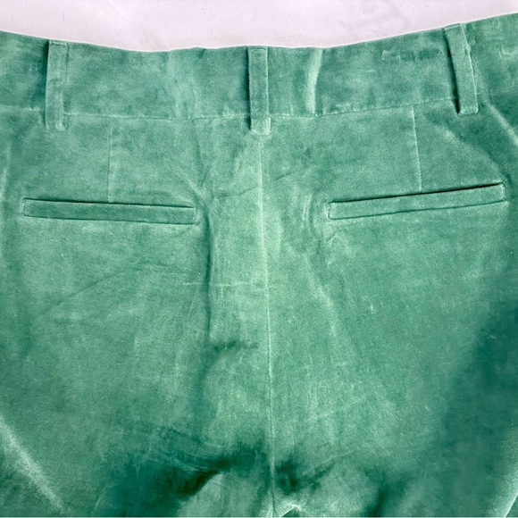 Fran Emerald Green Velvet Pants - Luxe Size 6 - Picture 4 of 6